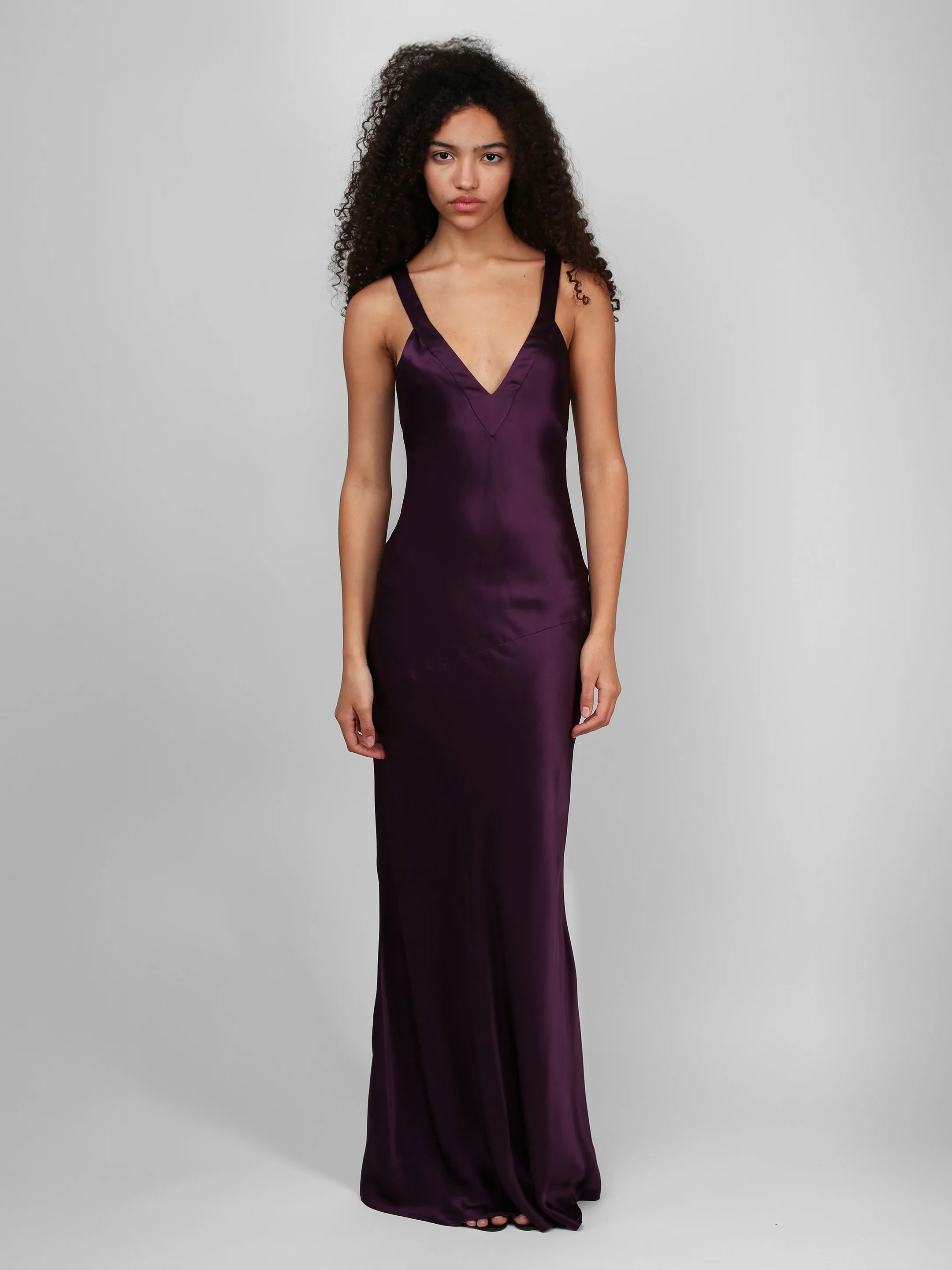 Devon Gown - Plum sold by Dana Foley NYC product image thumbnail 4