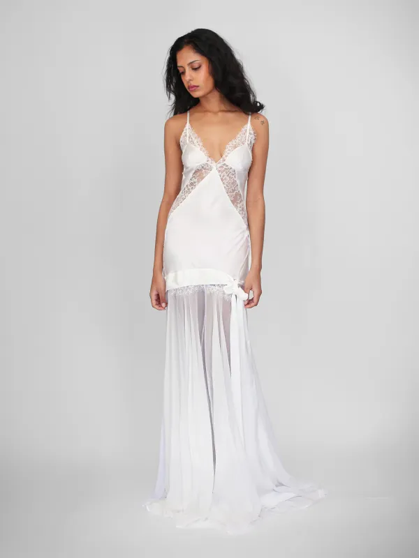 Paris Dress - White made by Dana Foley NYC