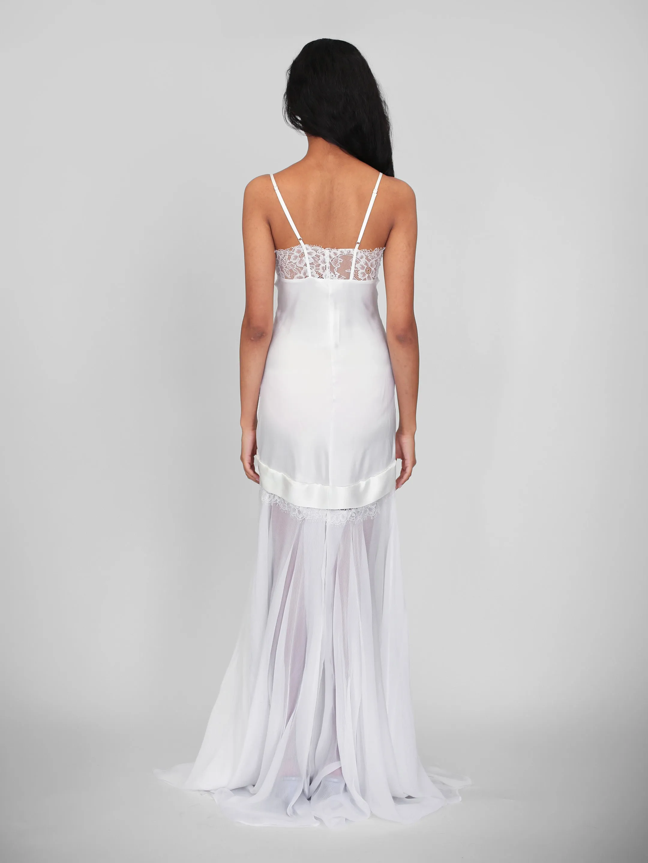 Paris Dress - White sold by Dana Foley NYC product image thumbnail 2