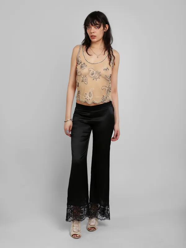 PJ Pants - Black Silk made by Dana Foley NYC