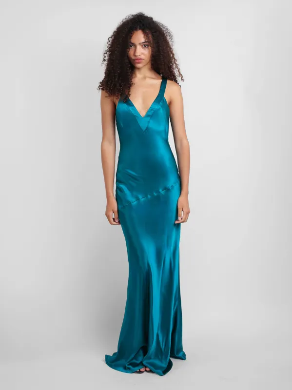 Devon Gown - Teal made by Dana Foley NYC