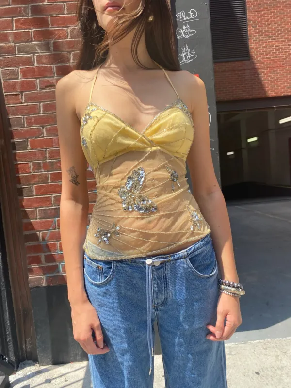 Butterfly Marigold Top sold by Dana Foley NYC