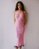 Helly Halter - Pink Polka Dot sold by Dana Foley NYC