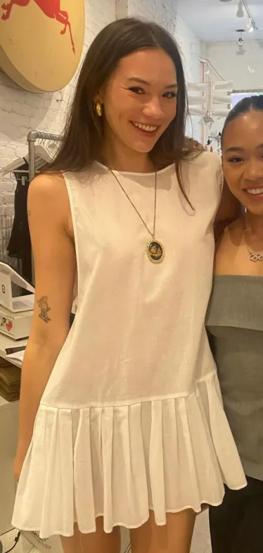 Tennis Dress - White sold by Dana Foley NYC