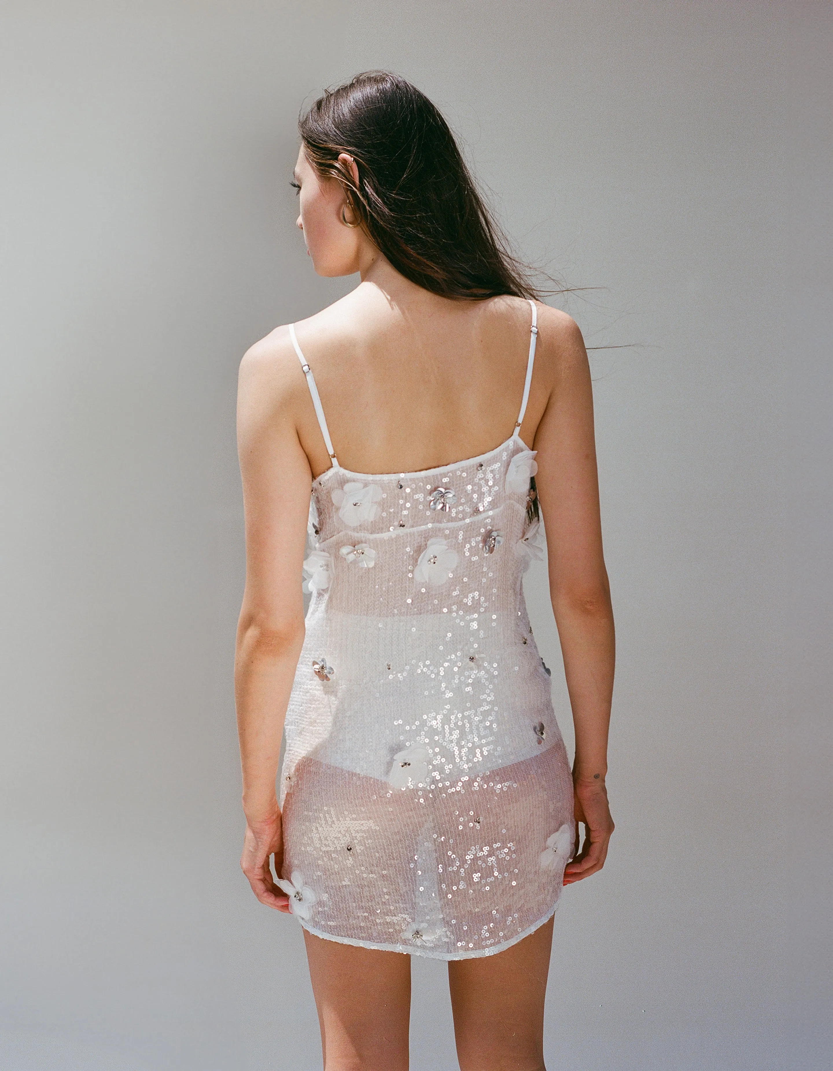 Daisy Delilah Mini Dress - White sold by Dana Foley NYC product image thumbnail 2