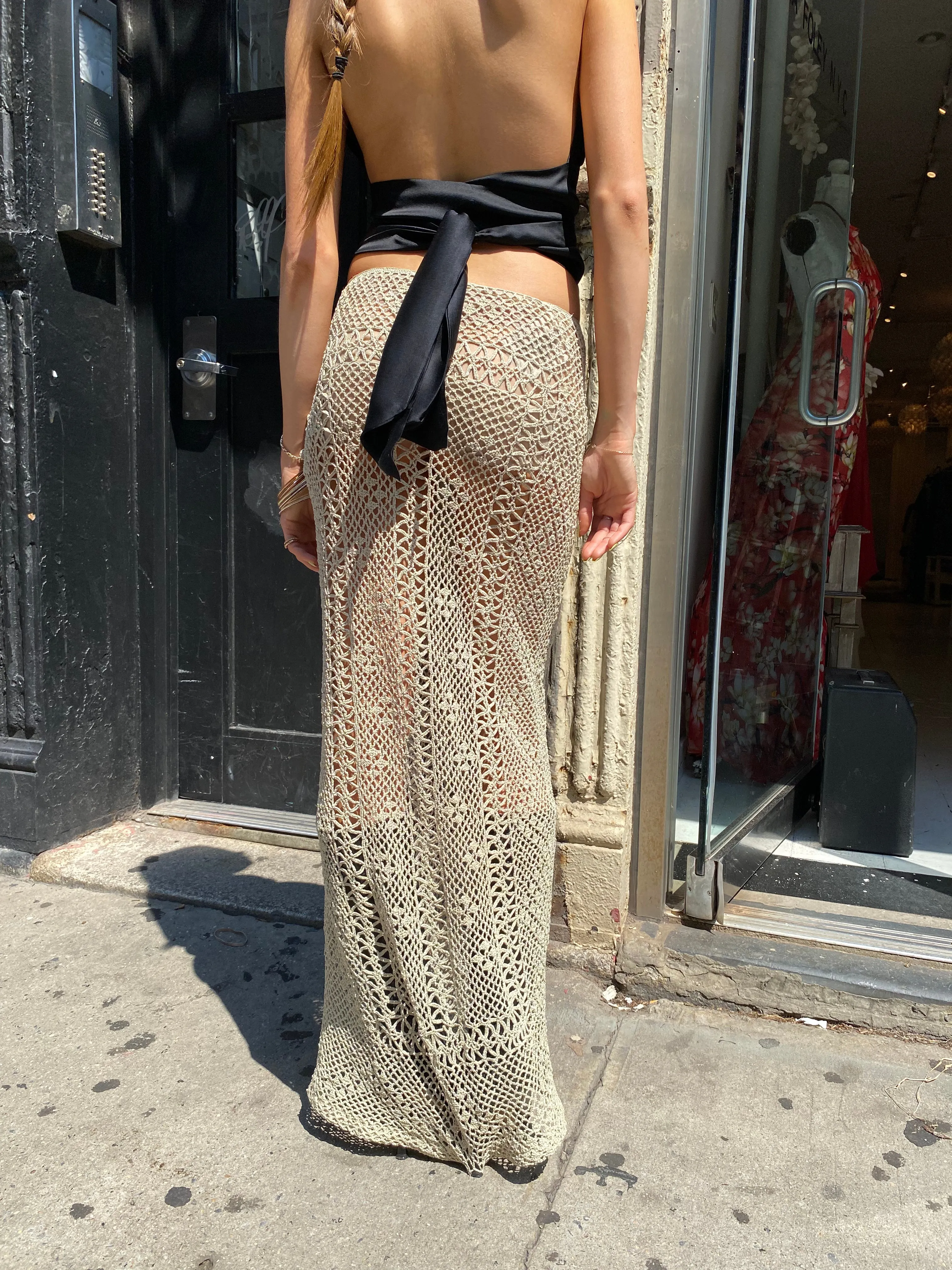 Macrame Skirt sold by Dana Foley NYC product image thumbnail 4