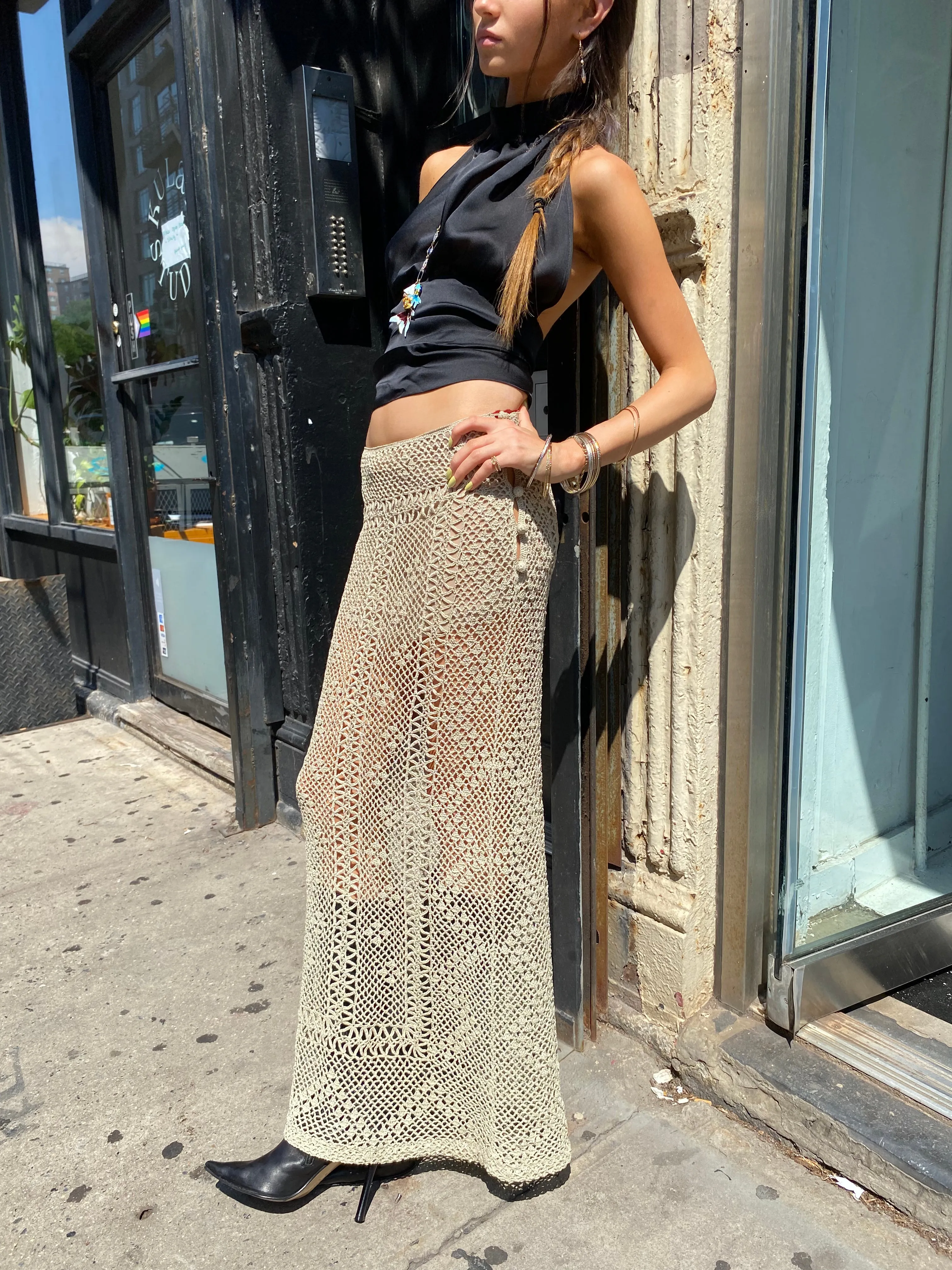 Macrame Skirt sold by Dana Foley NYC