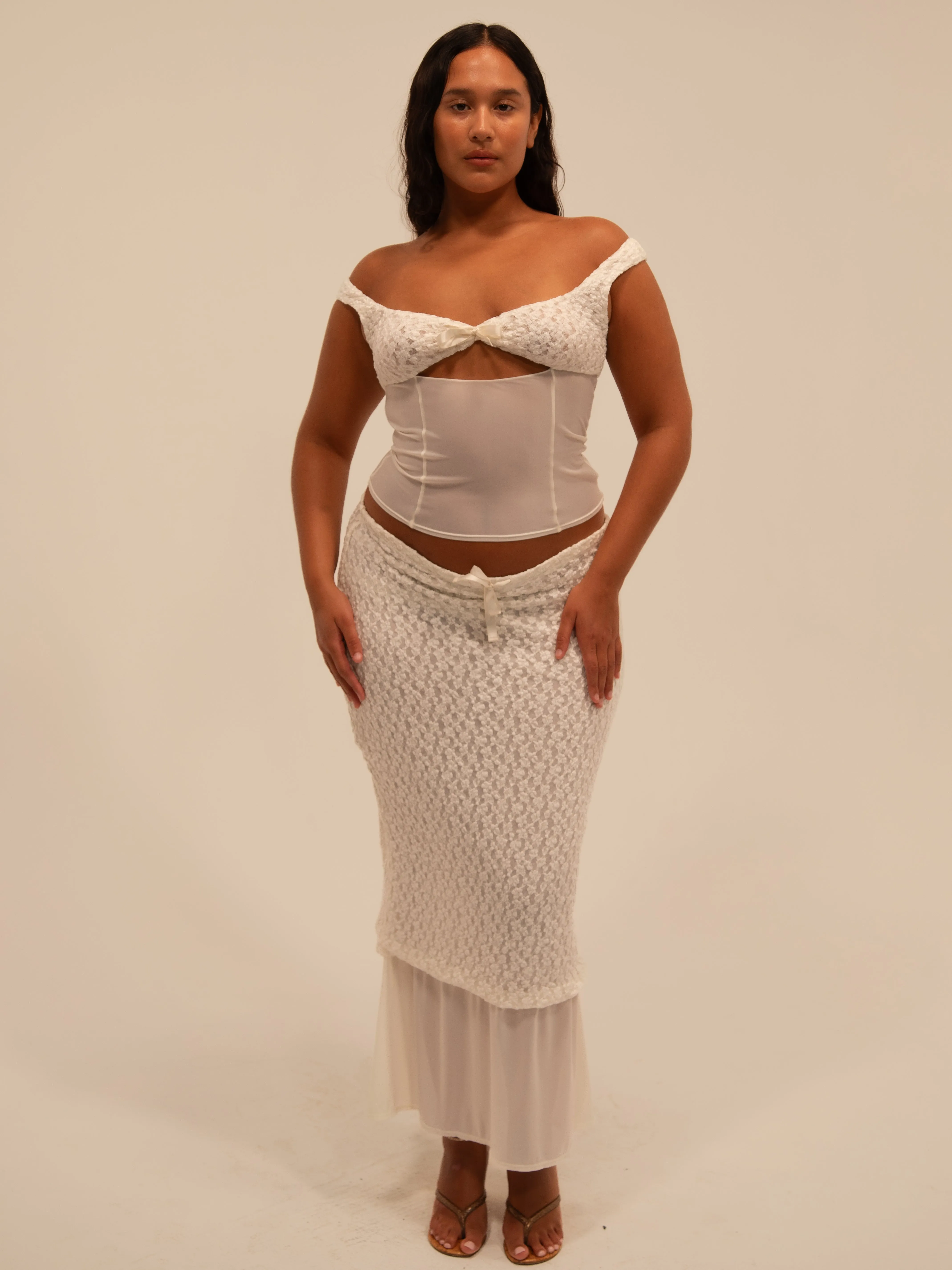 EQUINOX TOP IN IVORY sold by Buci product image thumbnail 3