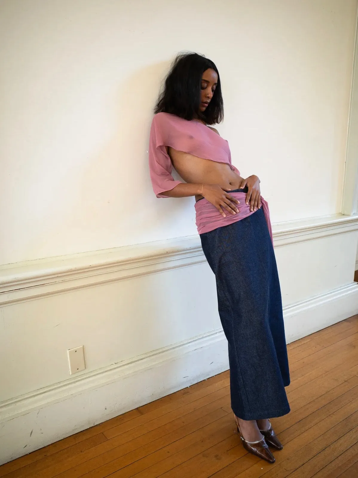 SERAFINA SHRUG IN MAUVE sold by Buci product image thumbnail 5