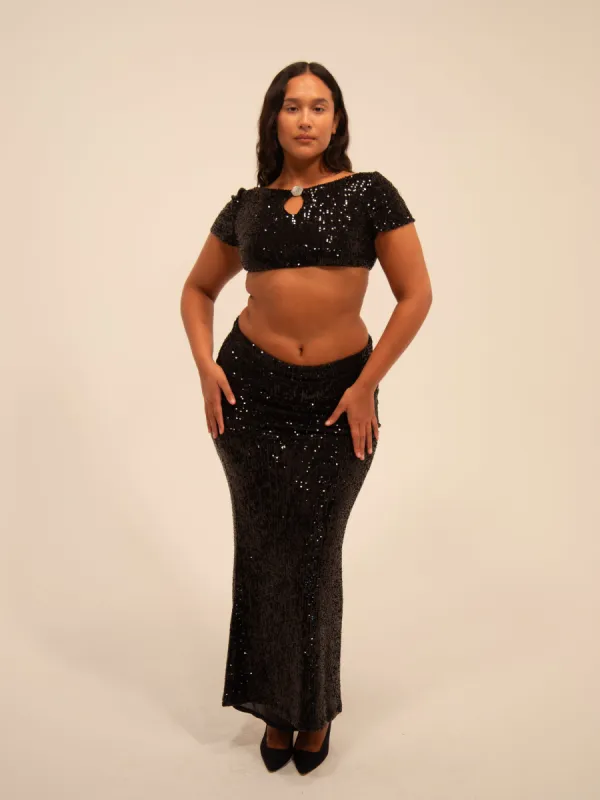 SEQUIN MERMAID SKIRT sold by Buci