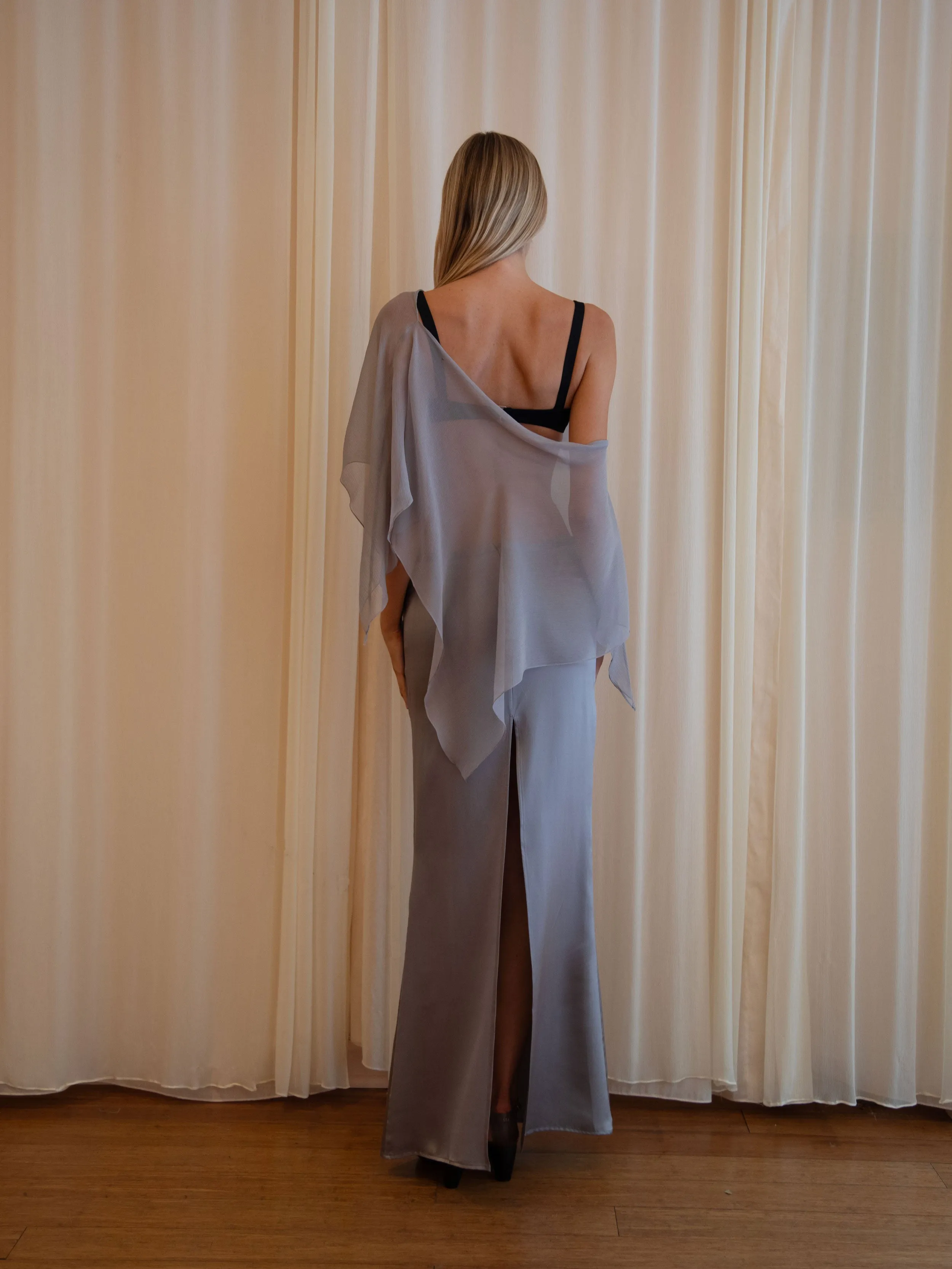 SOLSTICE SKIRT IN SLATE sold by Buci product image thumbnail 3