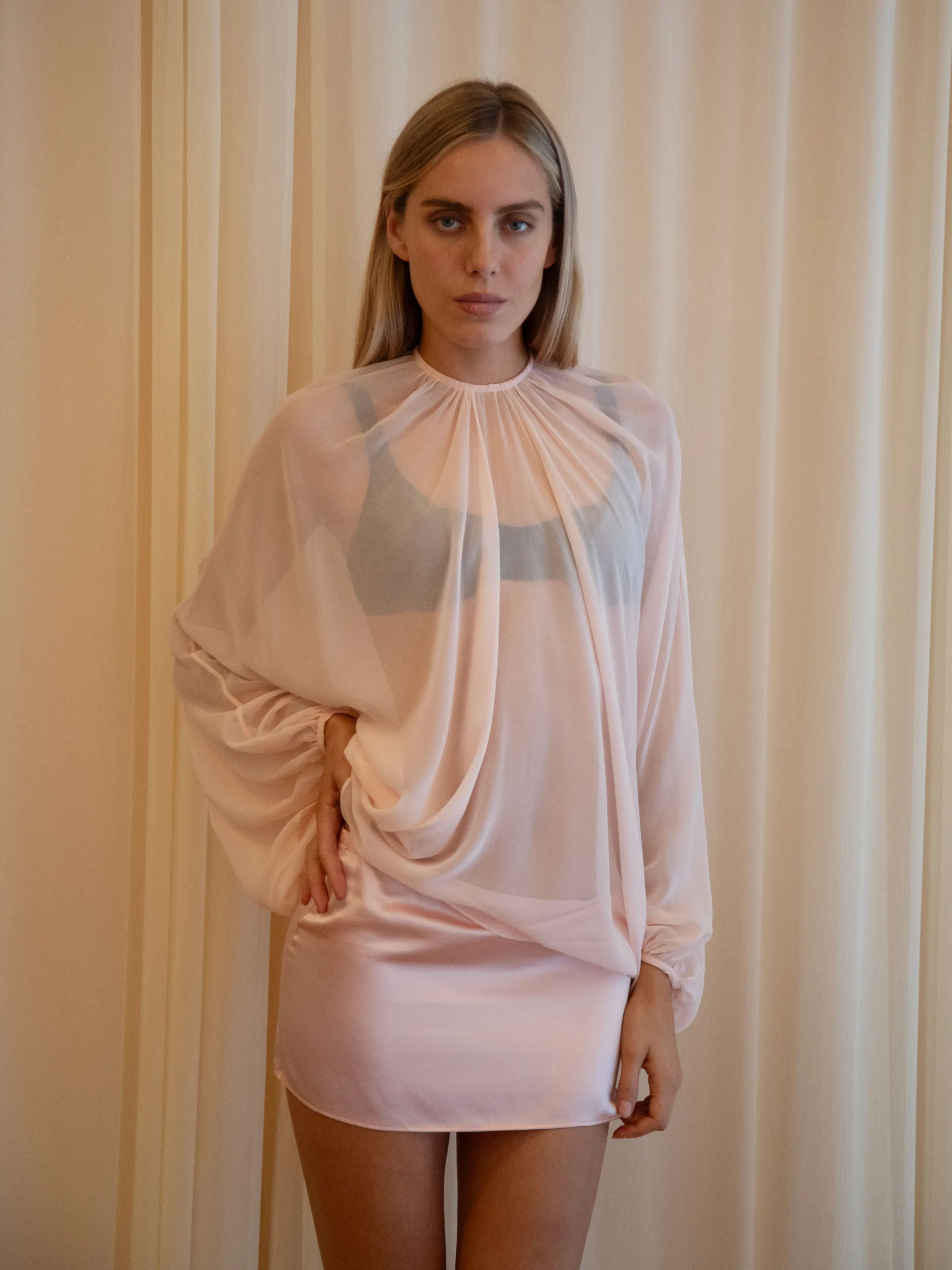 CAFE BLOUSE IN BALLET sold by Buci product image thumbnail 2