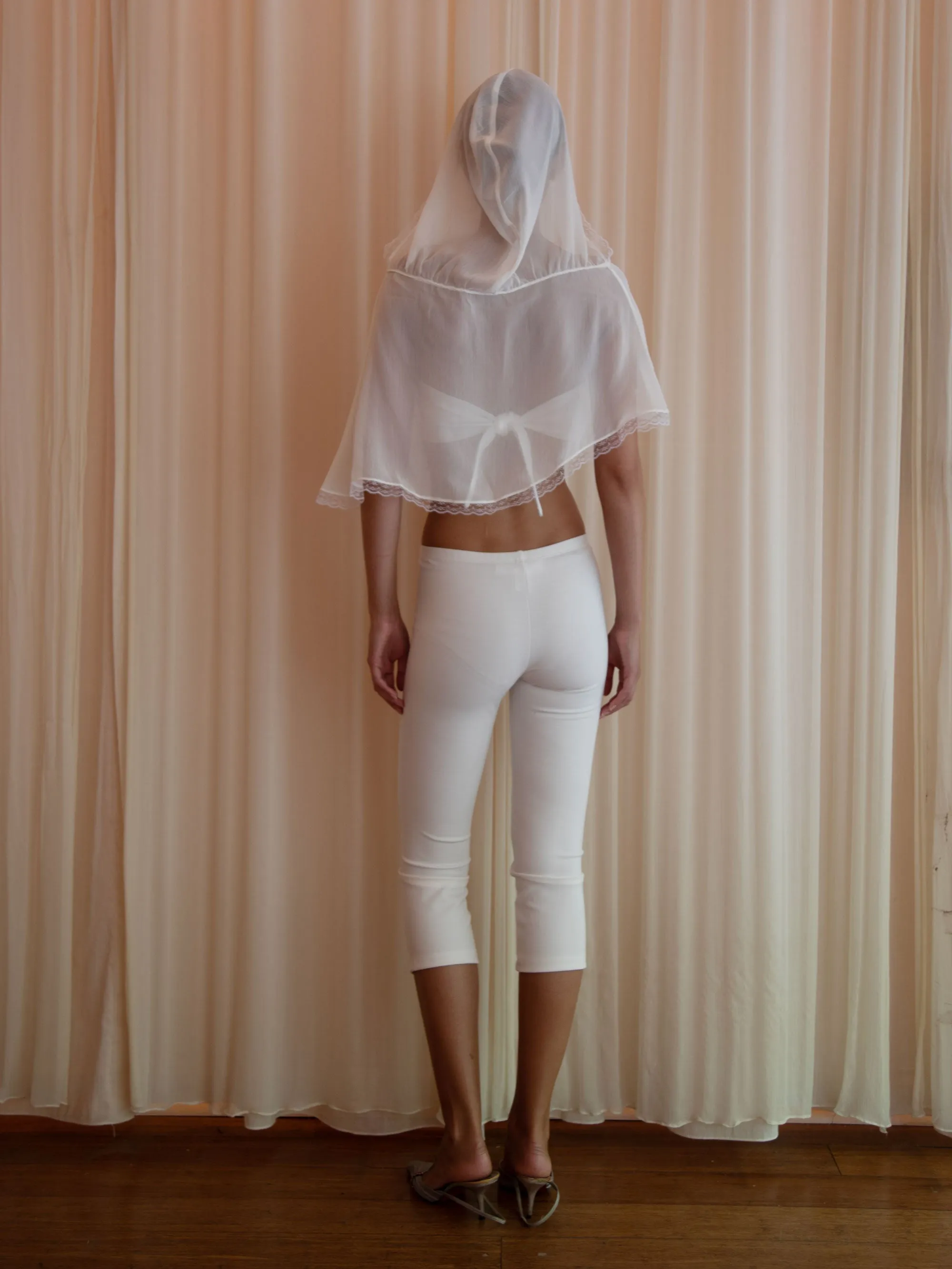 ORACLE PONCHO SET IN IVORY (PRE-ORDER) sold by Buci product image thumbnail 4