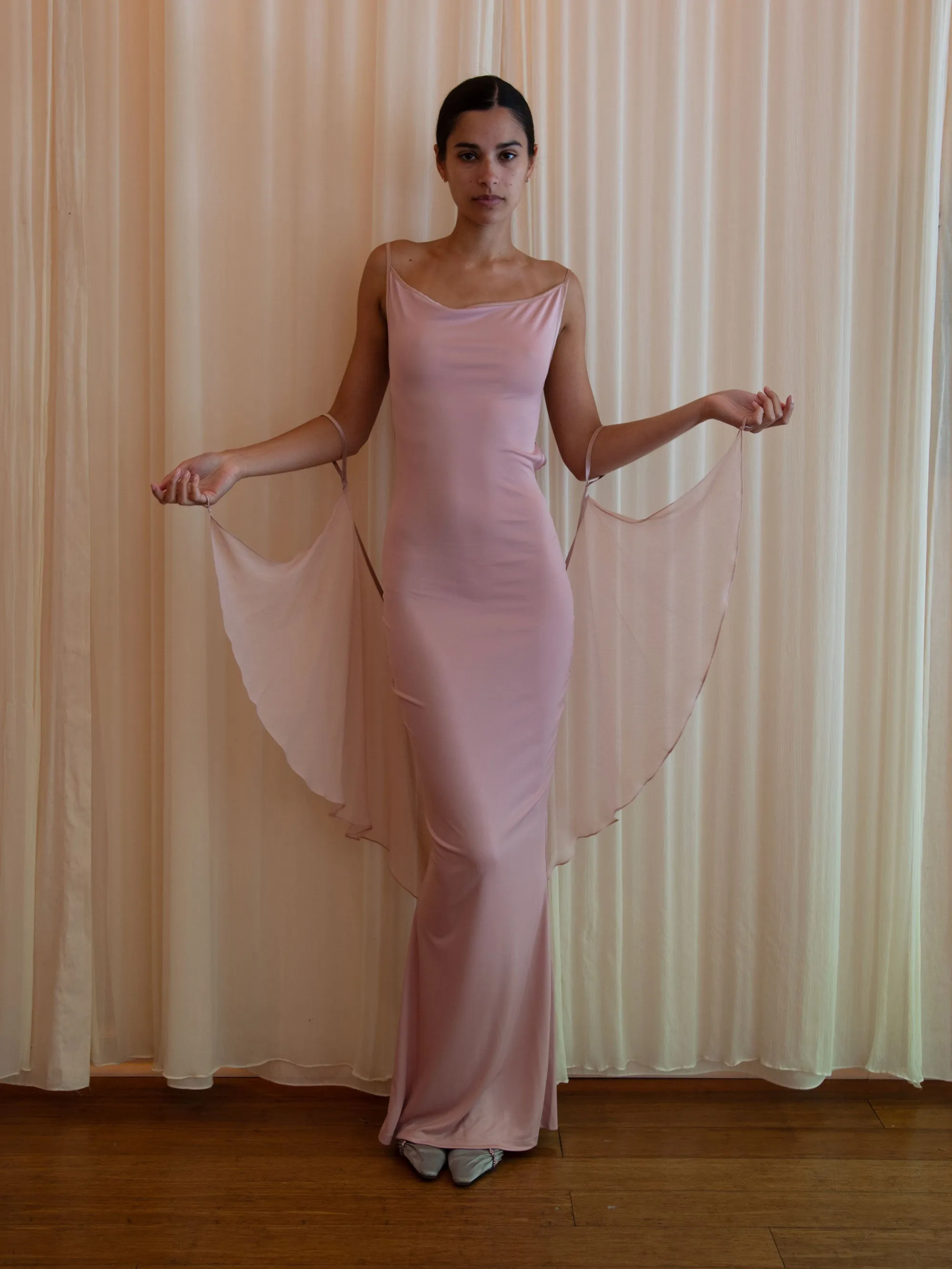 BRONTE DRESS IN BALLET sold by Buci