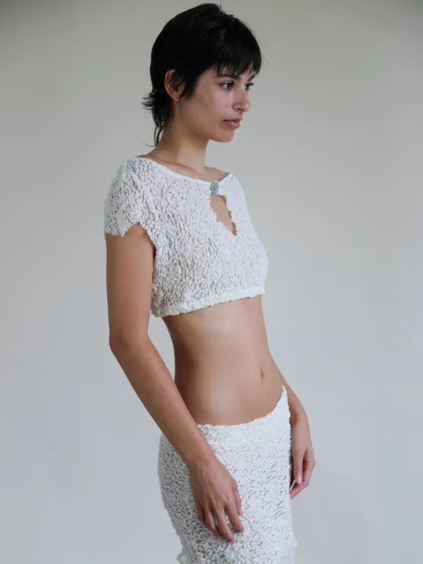 LACE TOP + DEADSTOCK sold by Buci