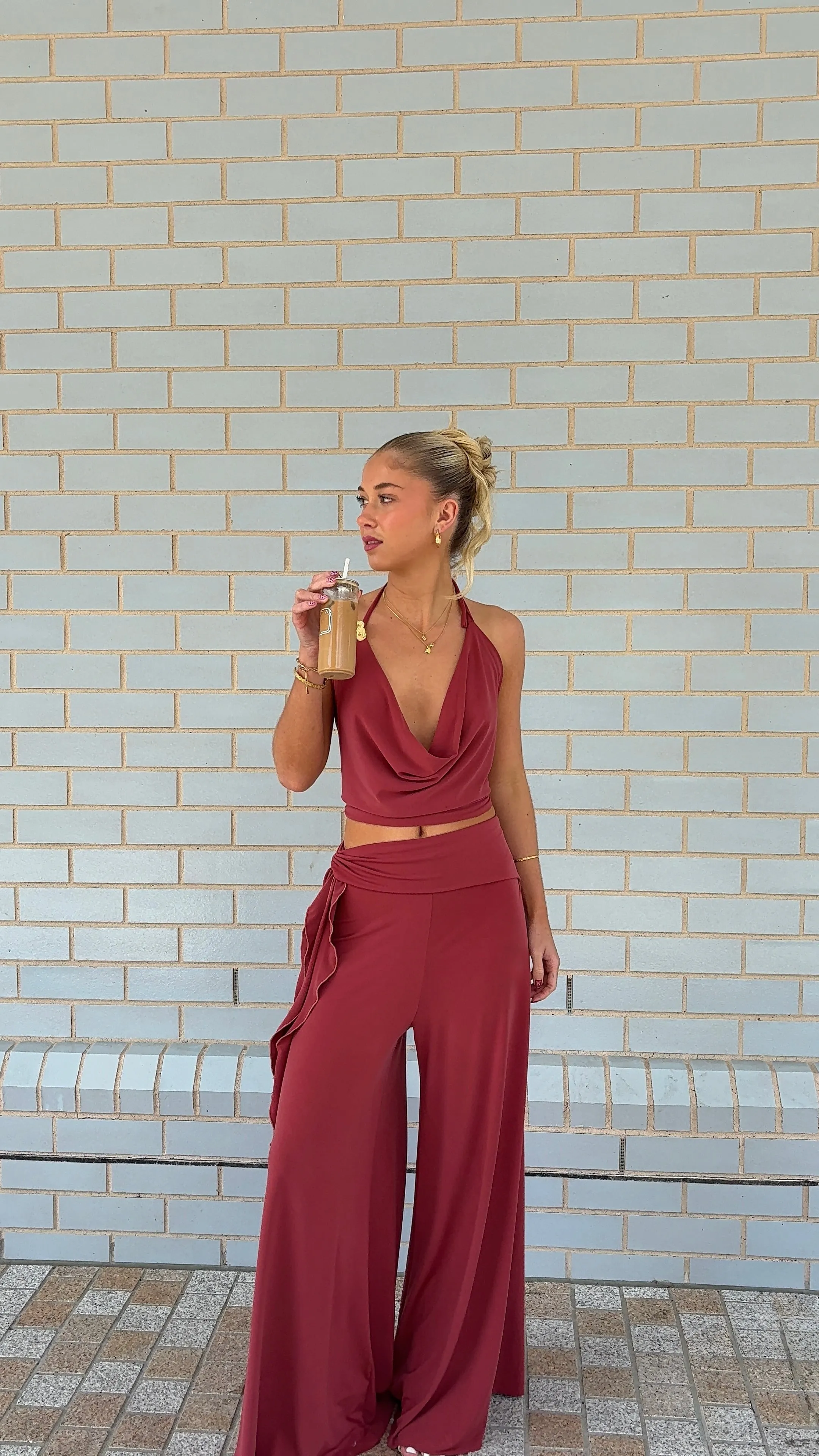 Aurora pants sold by Garments by El