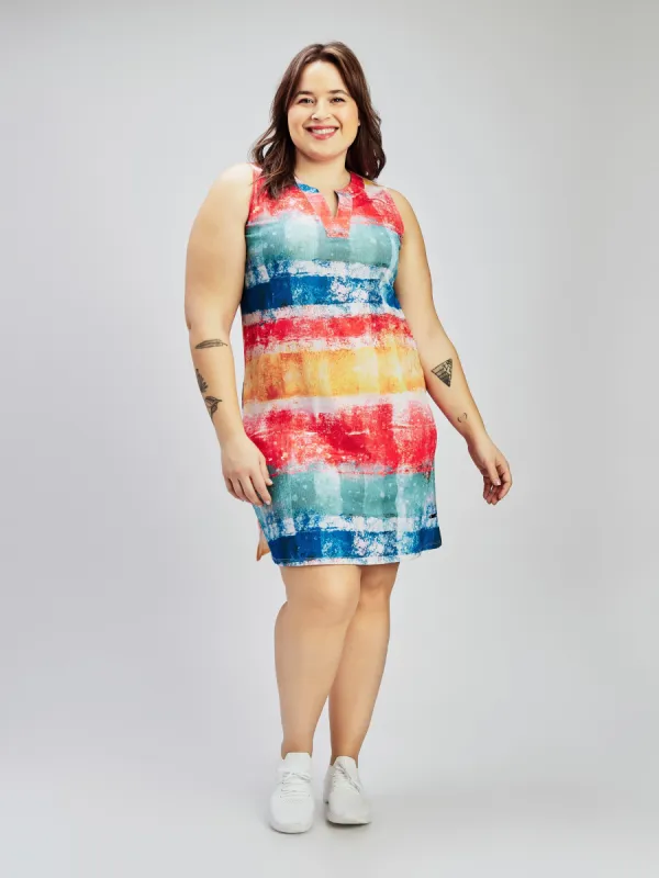 Sleeveless dress sold by Claire France