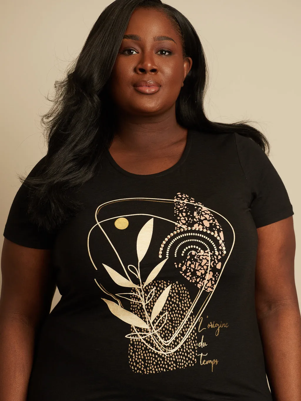 Short-sleeve flared tunic sold by Claire France product image thumbnail 2