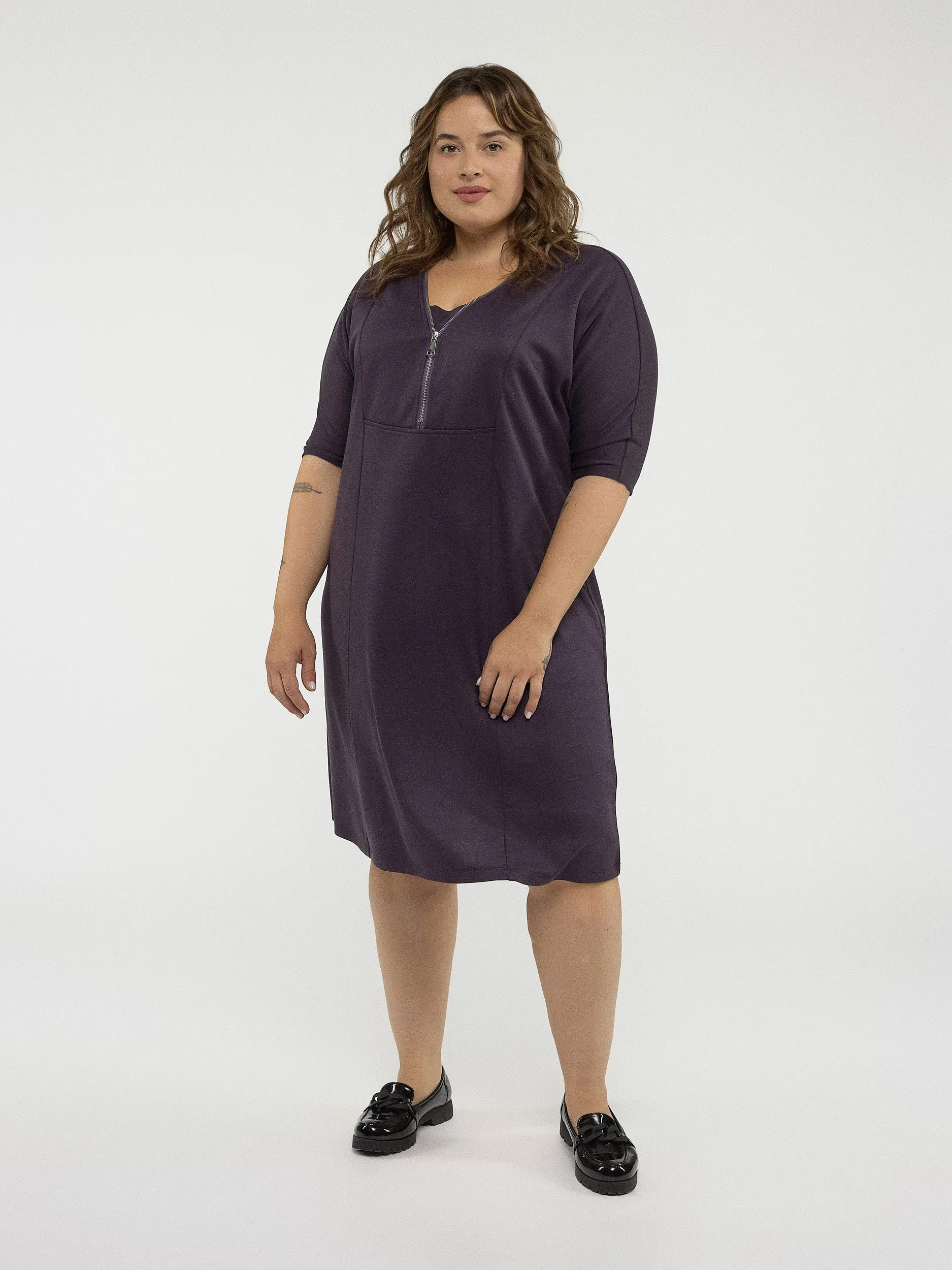 Midi knit dress sold by Claire France product image thumbnail 5