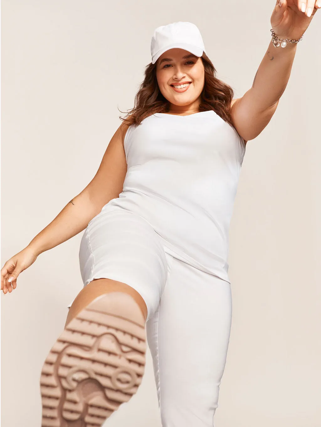 Semi-fitted tank top sold by Claire France product image thumbnail 2