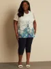 Short-sleeve semi-fitted tunic sold by Claire France