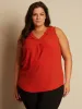 Sleeveless flared tunic sold by Claire France