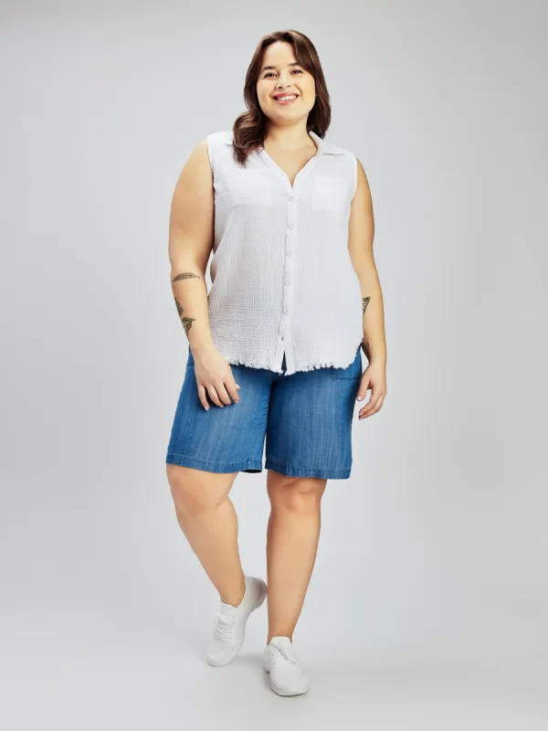 Semi-fitted lounge top sold by Claire France