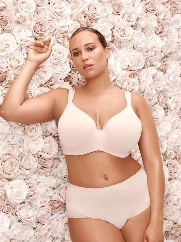 Padded underwire bra-Désir sold by Claire France