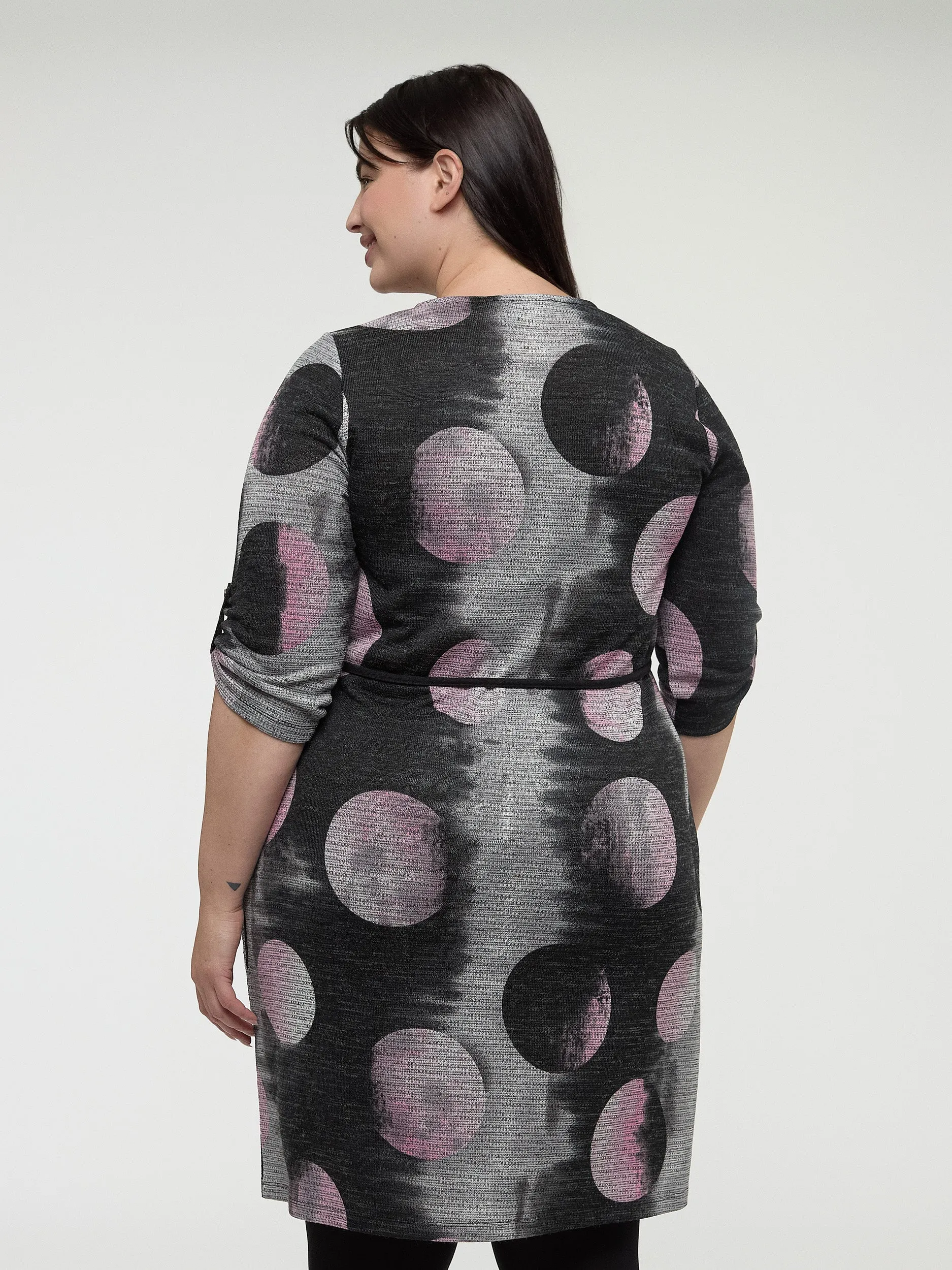 Flared midi knit dress sold by Claire France product image thumbnail 3