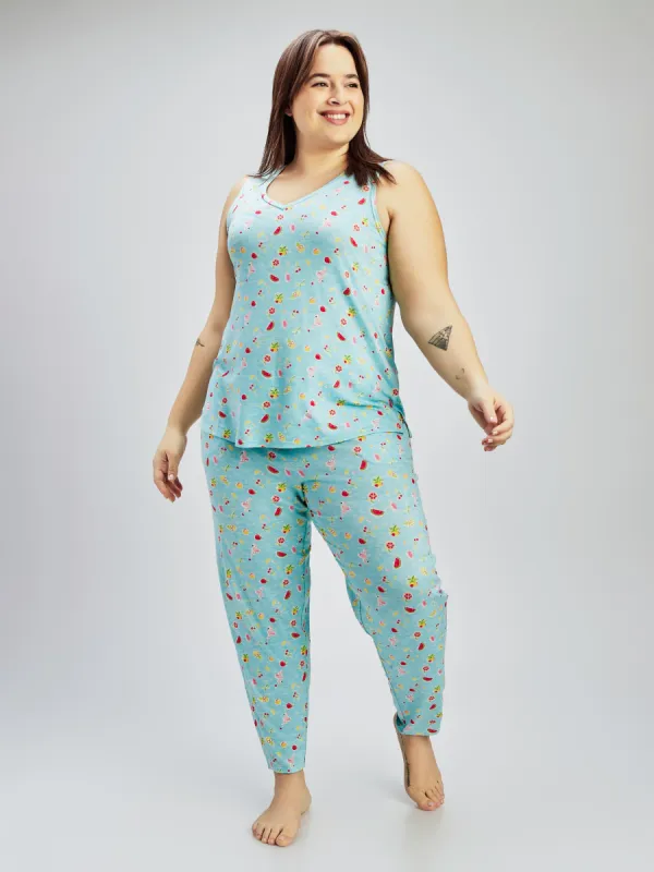 Narrow leg pyjama pant sold by Claire France