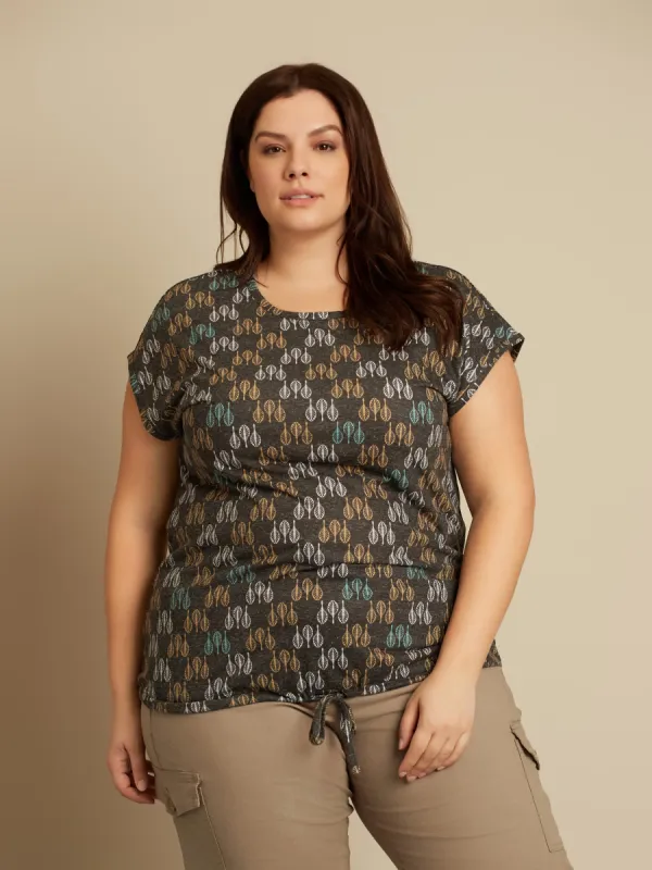 Loose short-sleeve t-shirt sold by Claire France