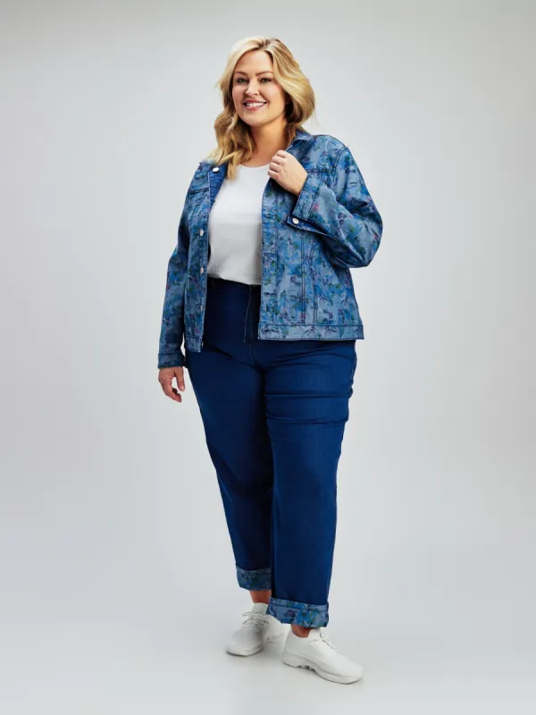 Reversible denim jacket sold by Claire France