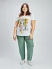 Short-sleeve semi-fitted t-shirt sold by Claire France