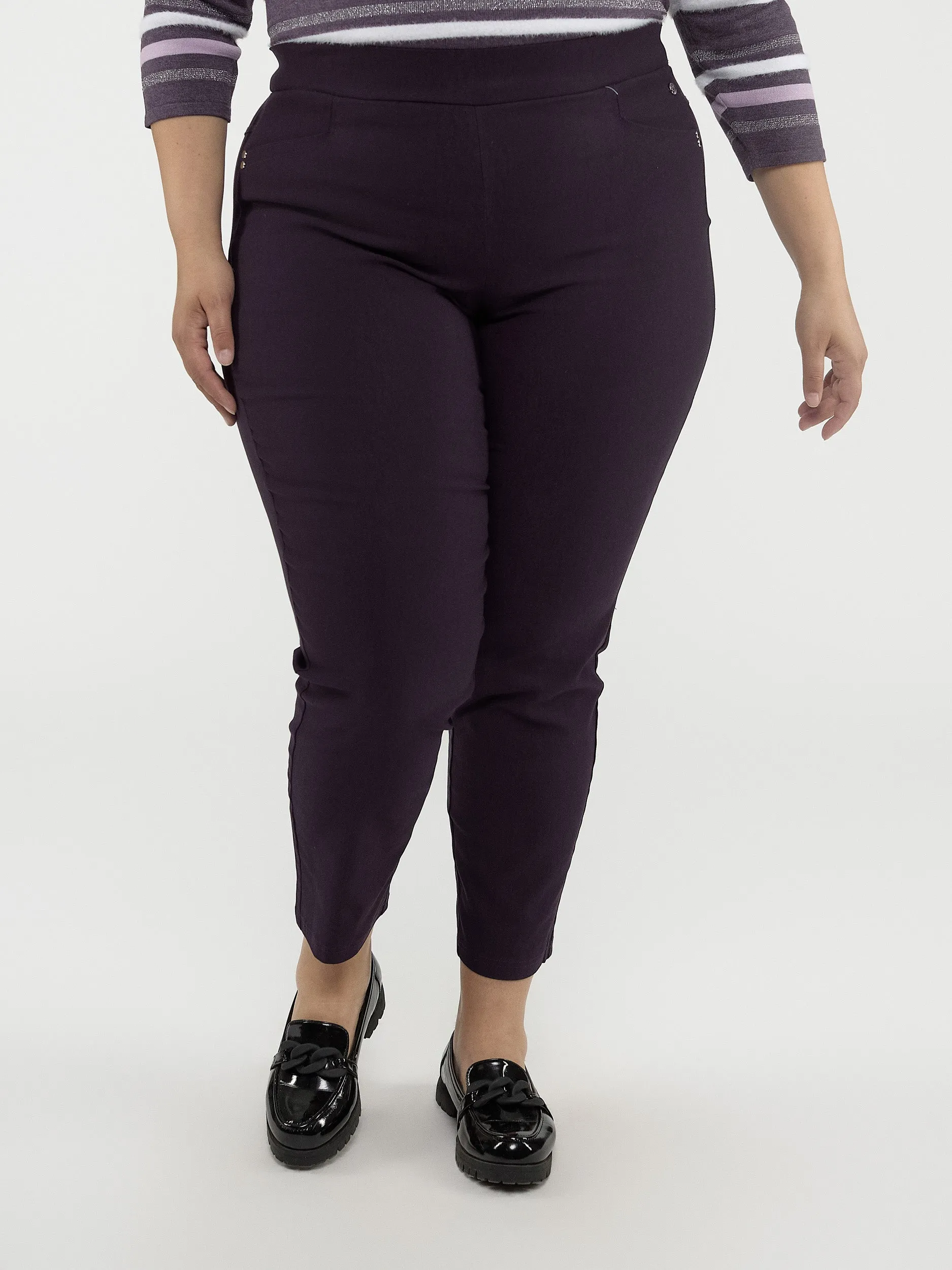 Straight fitted pull-on pant - Petite sold by Claire France product image thumbnail 2