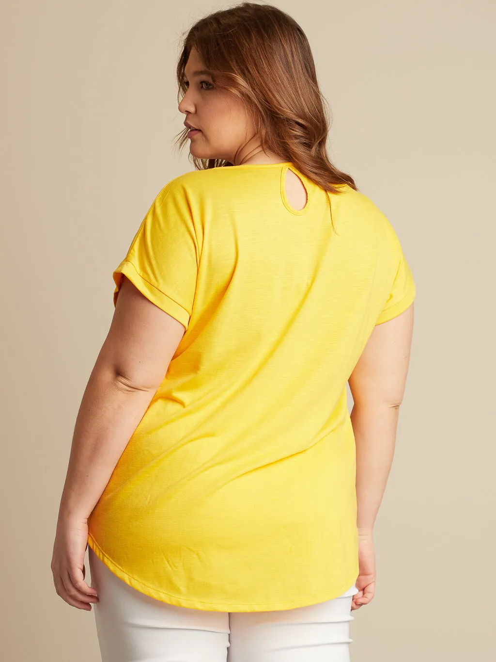 Loose t-shirt with elastic hem sold by Claire France product image thumbnail 4