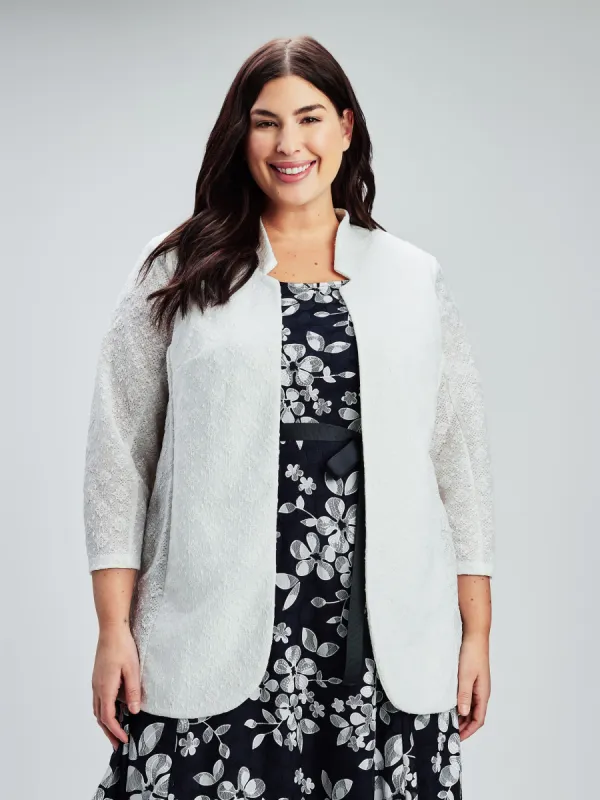 Knit jacket sold by Claire France