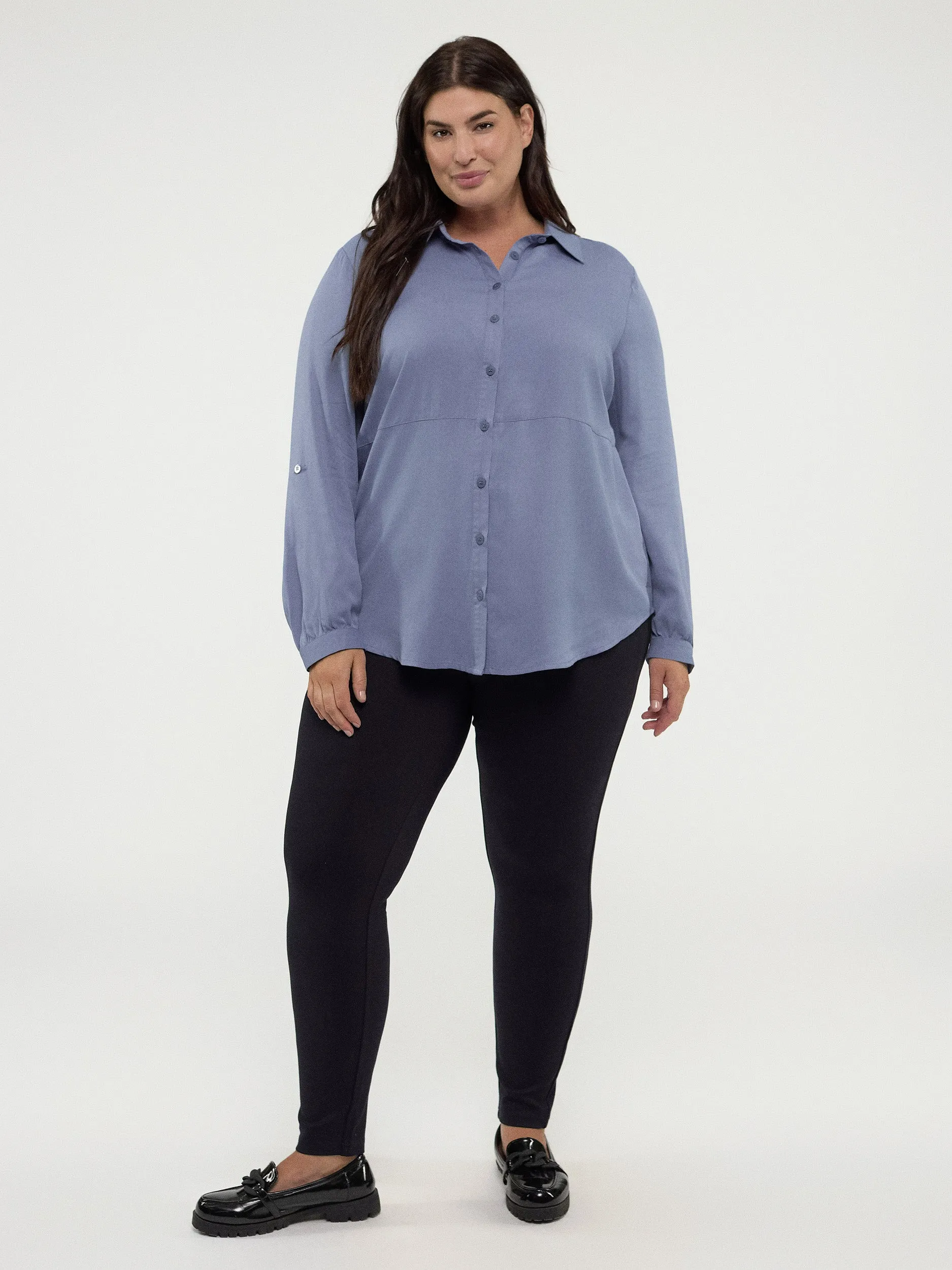 Long-sleeve tunic with buttons sold by Claire France