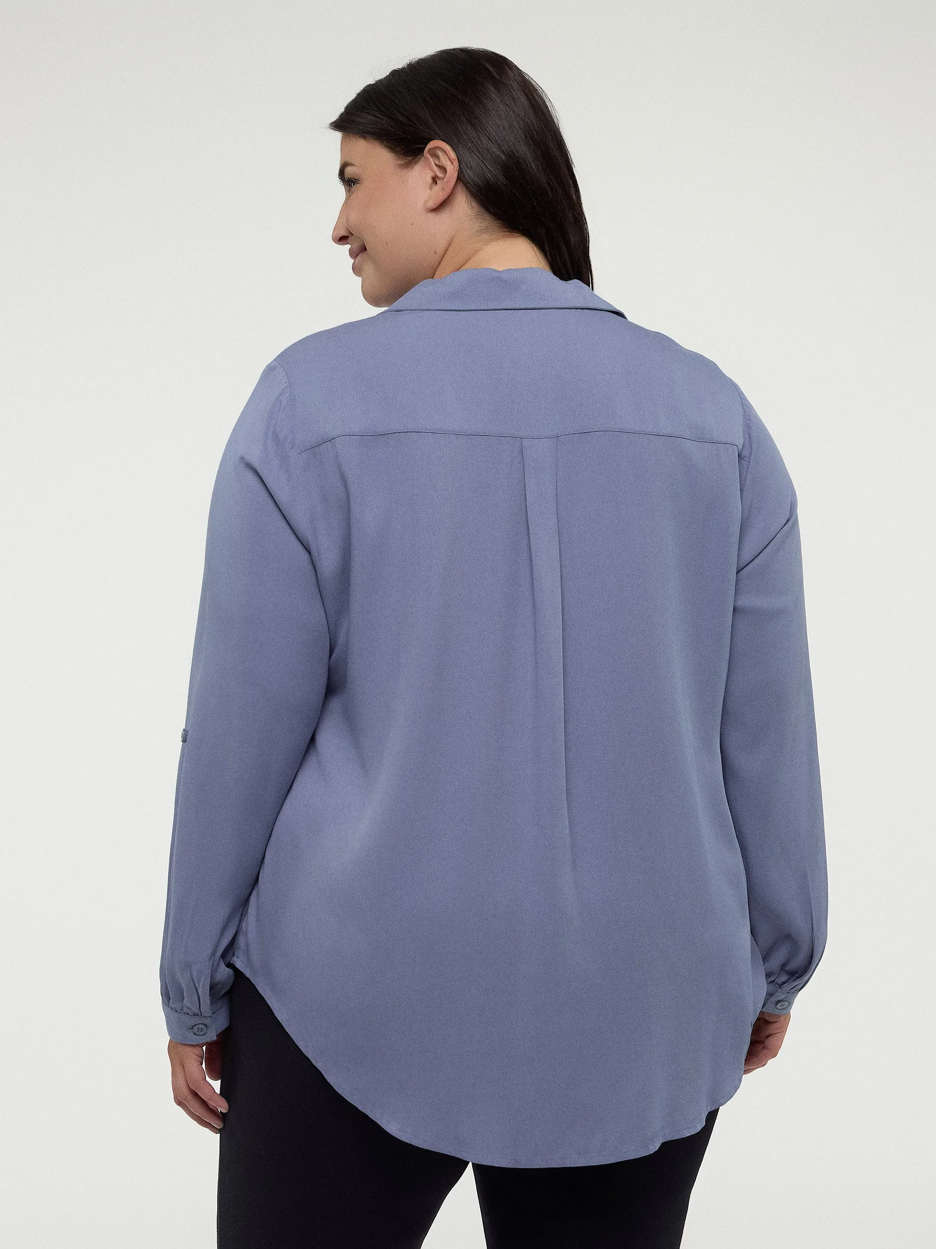 Long-sleeve tunic with buttons sold by Claire France product image thumbnail 3