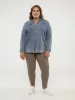 Long-sleeve semi-fitted blouse with buttons sold by Claire France