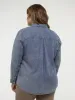 Long-sleeve semi-fitted blouse with buttons sold by Claire France