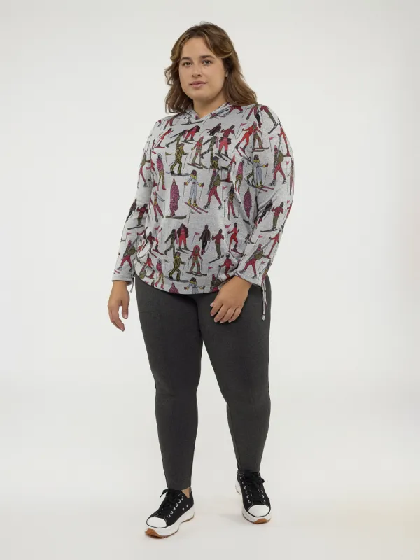 Long-sleeve semi-fitted t-shirt sold by Claire France
