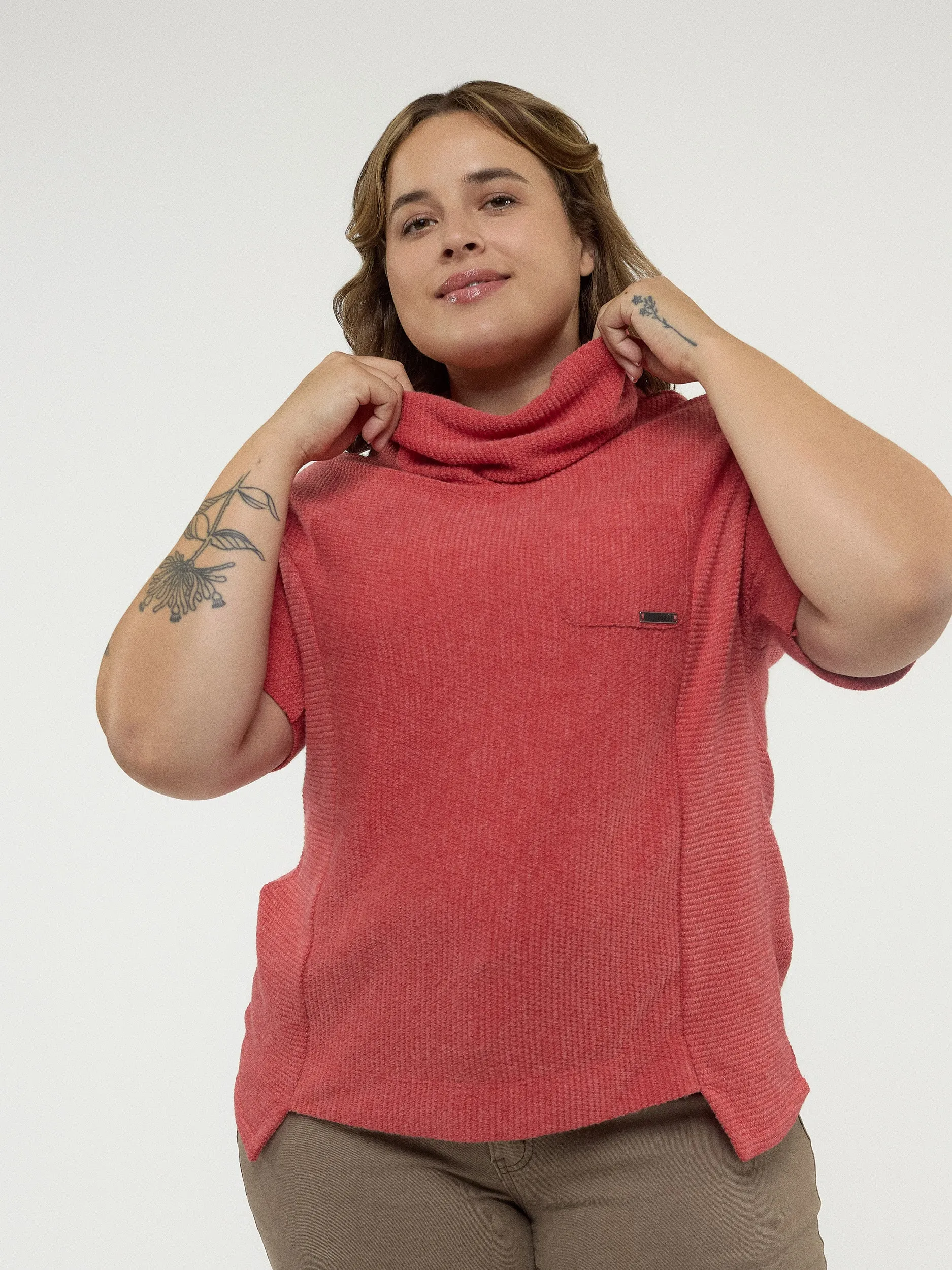 3/4-sleeve loose tunic sold by Claire France product image thumbnail 2