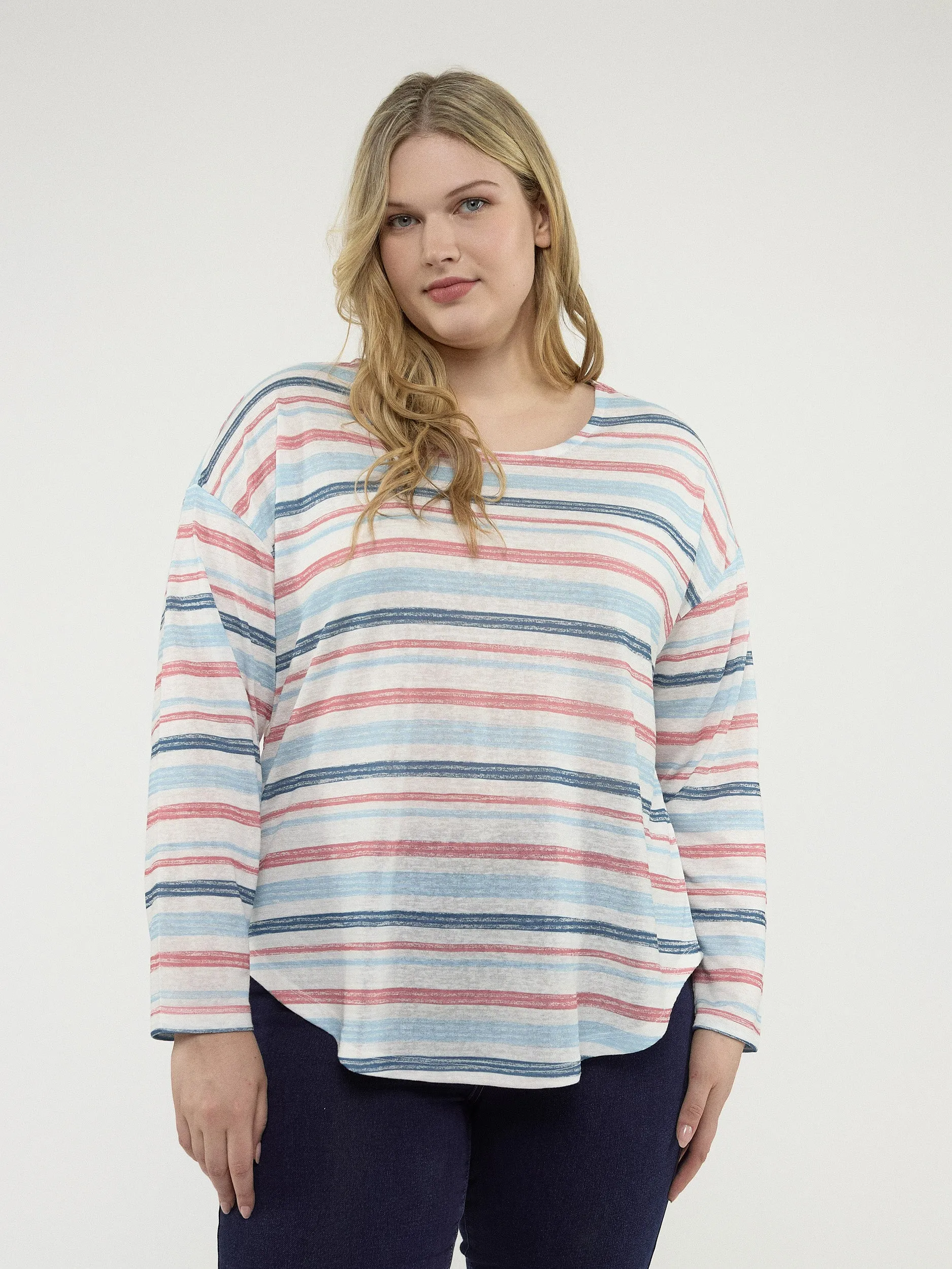 Long-sleeve loose fit tunic sold by Claire France product image thumbnail 2