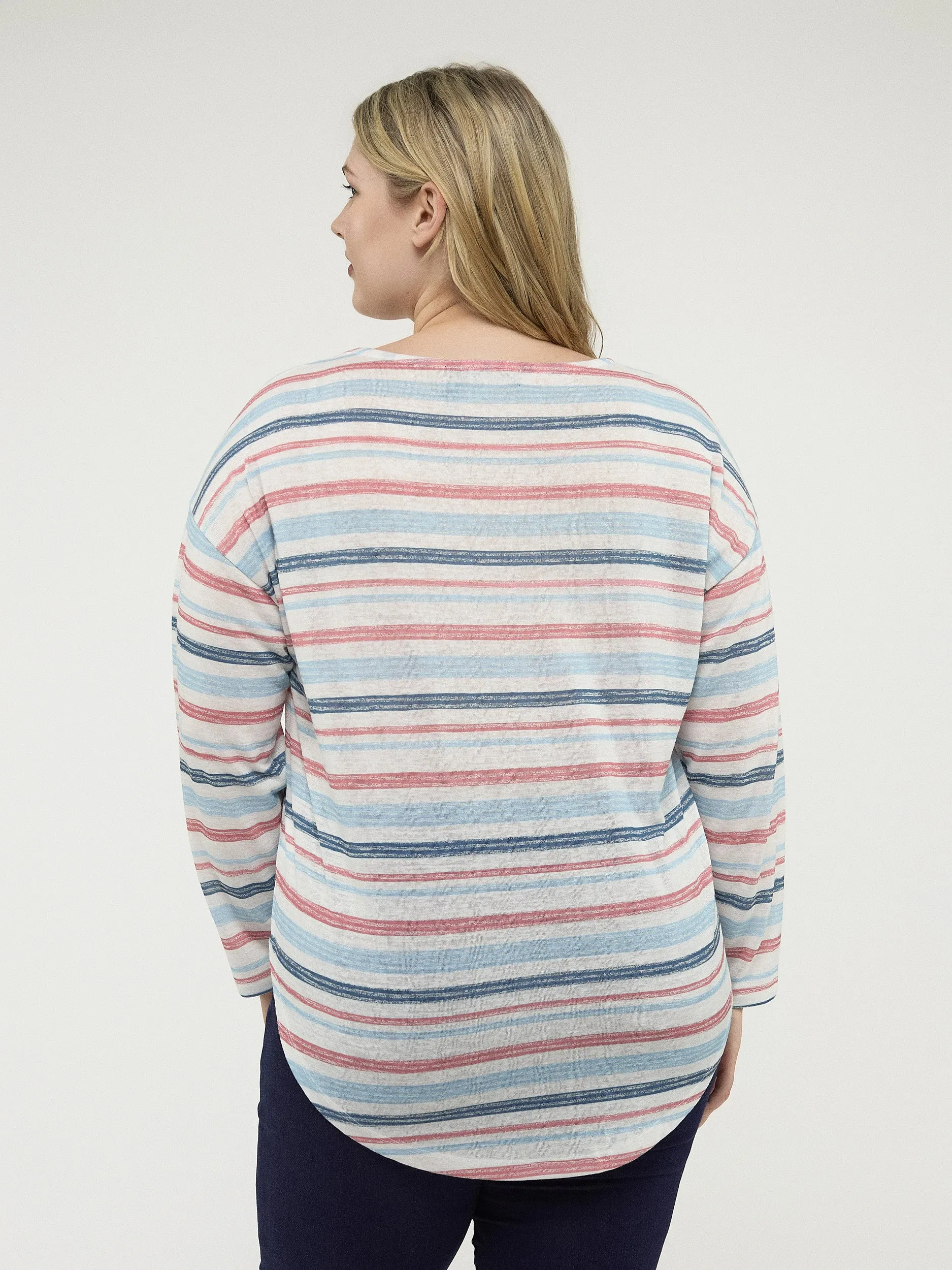 Long-sleeve loose fit tunic sold by Claire France product image thumbnail 3