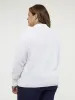 Long-sleeve semi-fitted pullover sweater sold by Claire France