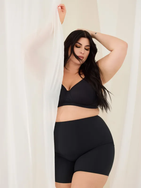 High Waisted Shapewear shorts - Silhouette sold by Claire France