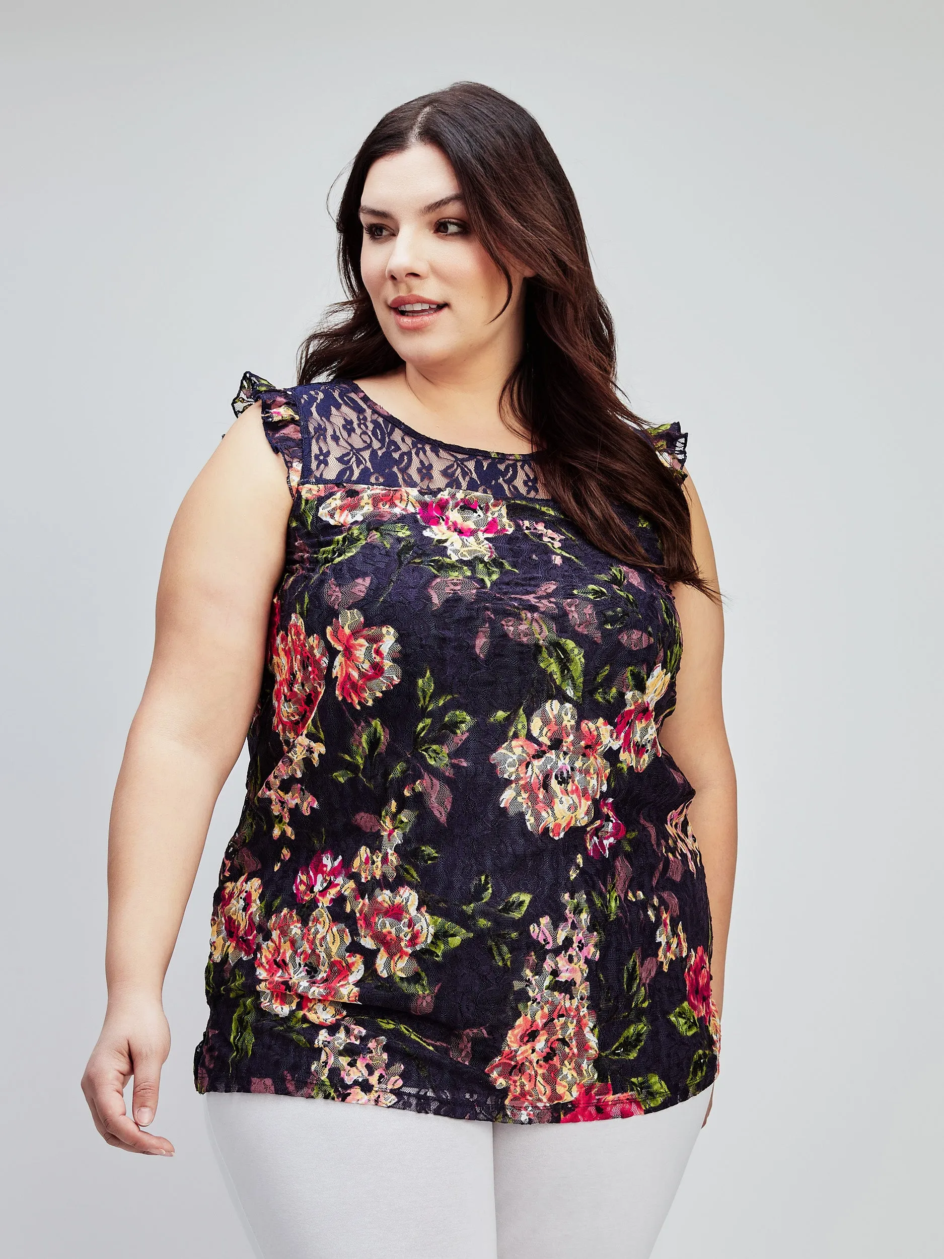 Flared tank top sold by Claire France product image thumbnail 2