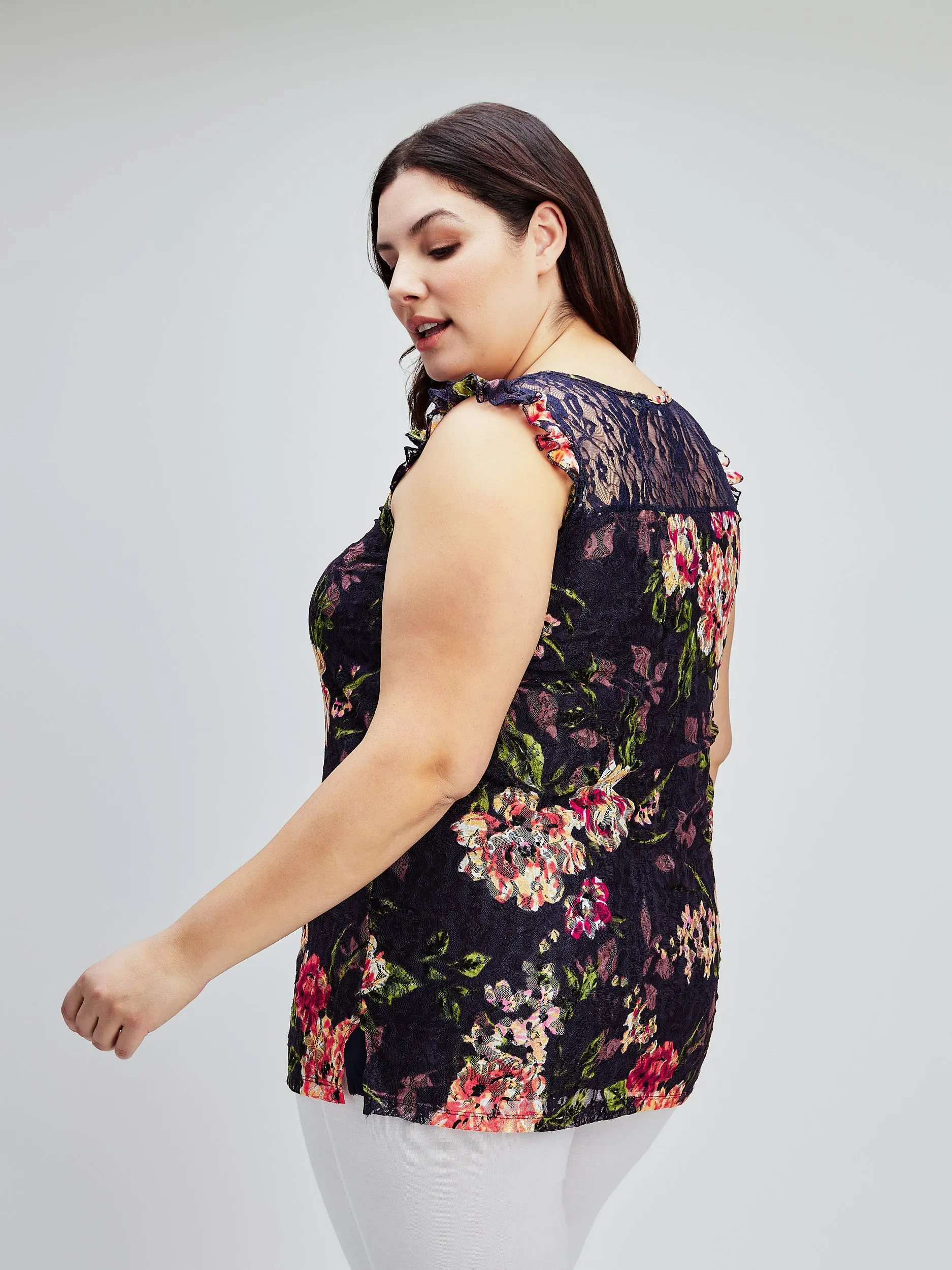 Flared tank top sold by Claire France product image thumbnail 3