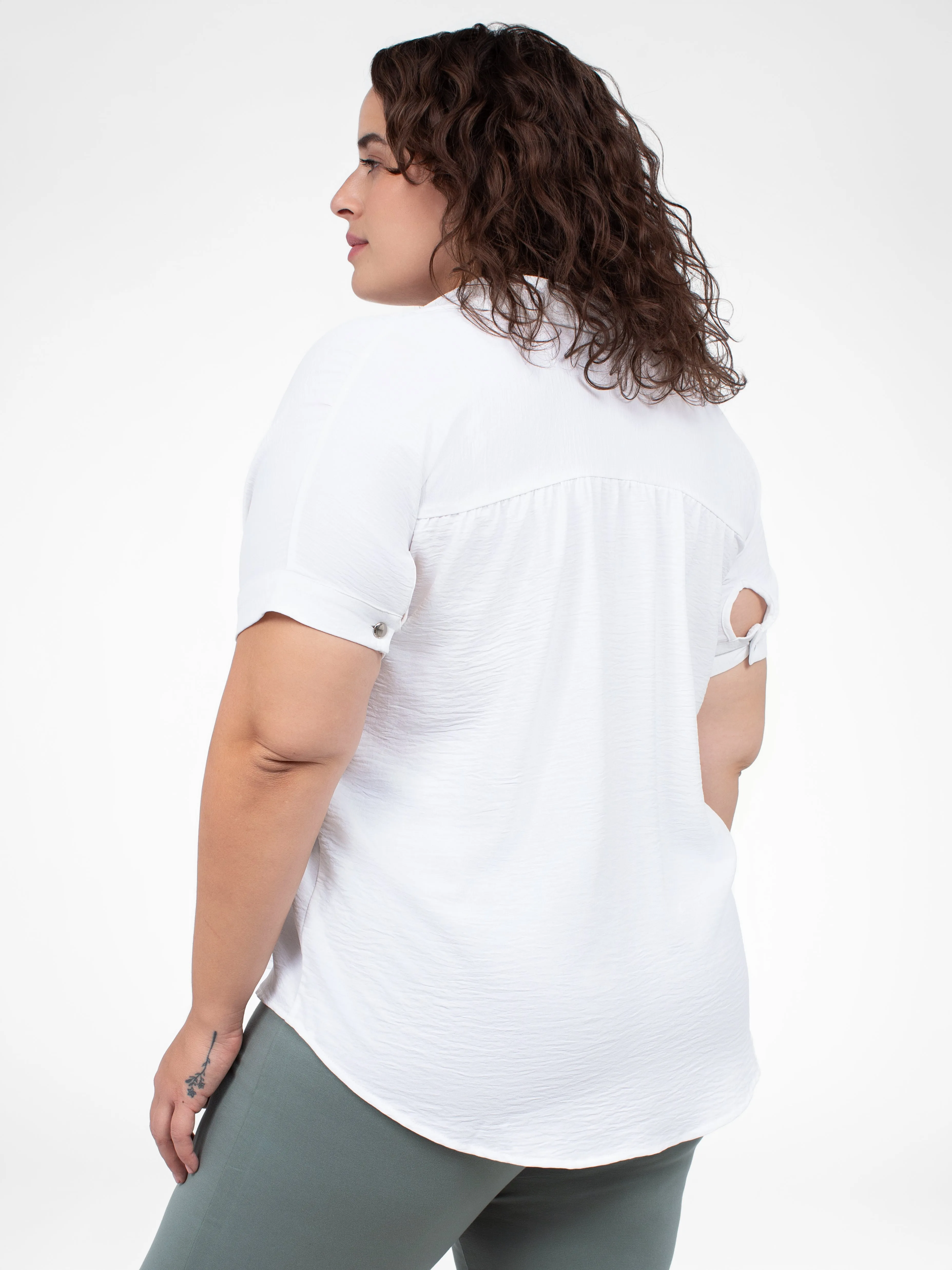 Short-sleeve loose blouse sold by Claire France product image thumbnail 3