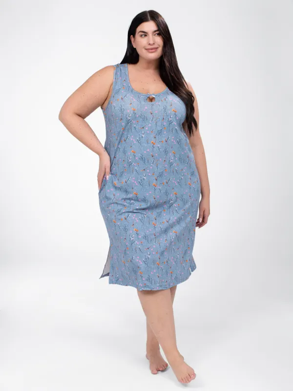 Straight nightgown sold by Claire France